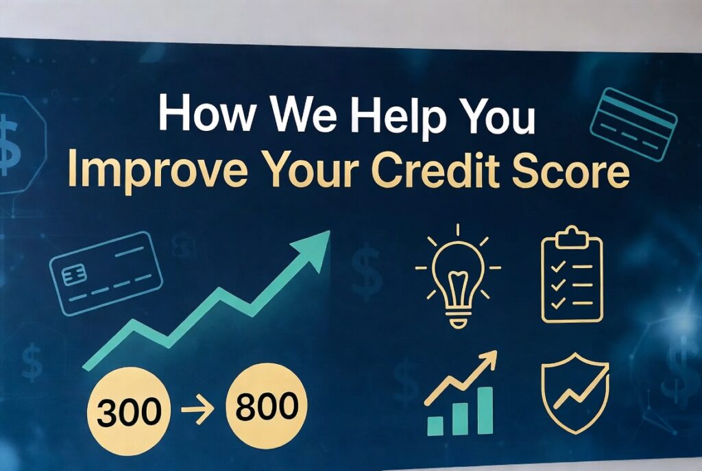 how we help you improve your credit score​