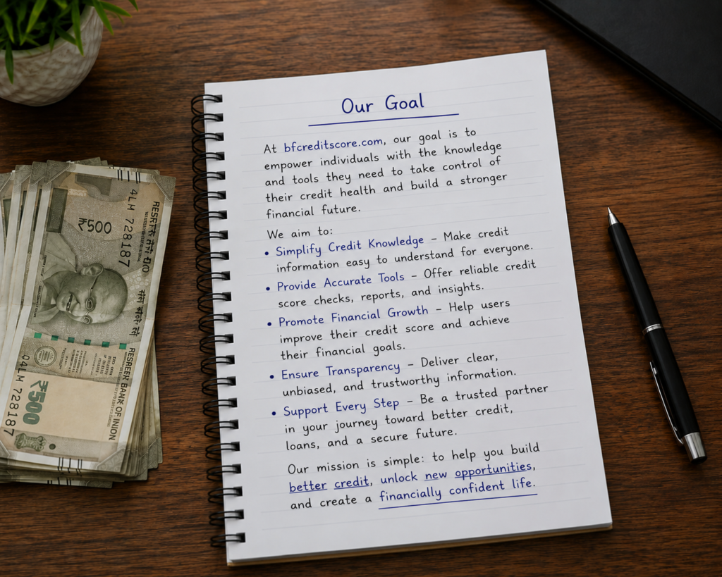 Our goal bf credit score