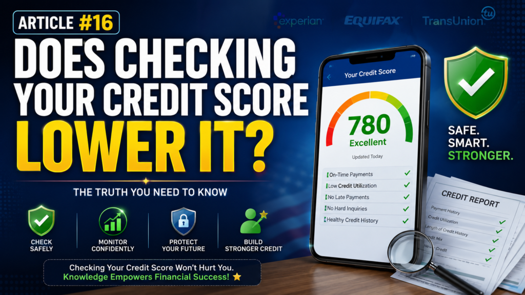 Does Checking Your Credit Score Lower It