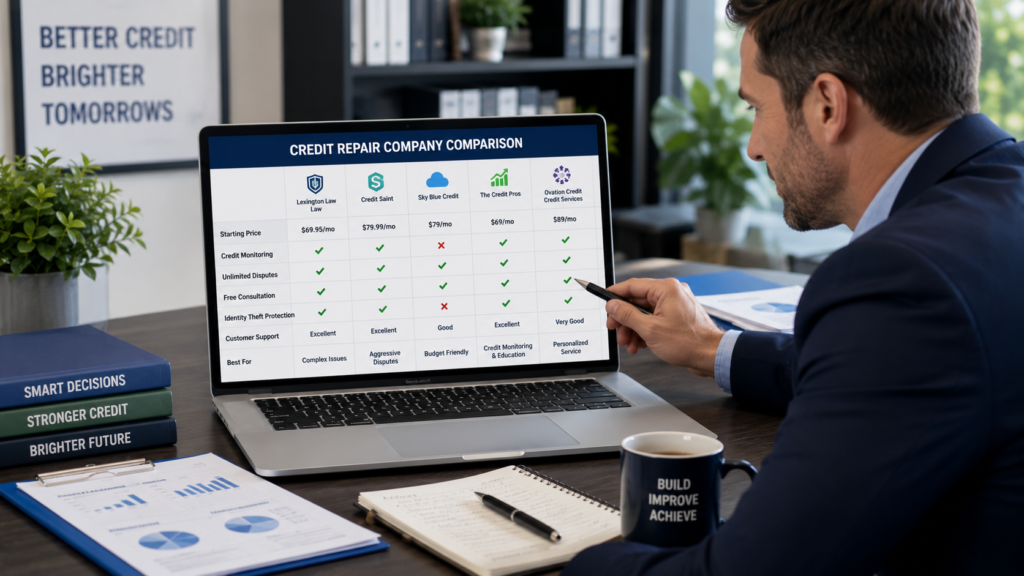 Compare the best credit repair companies