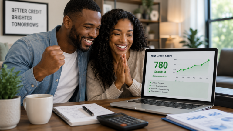 Improved credit score after credit repair