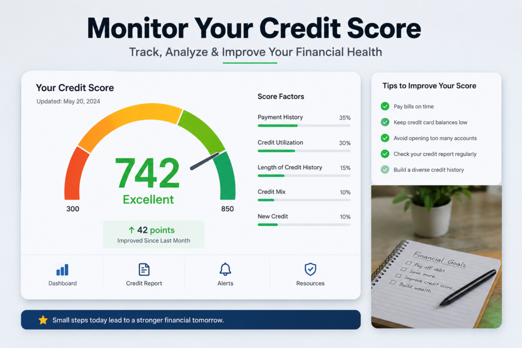 Difference between a credit score and a credit report in the USA