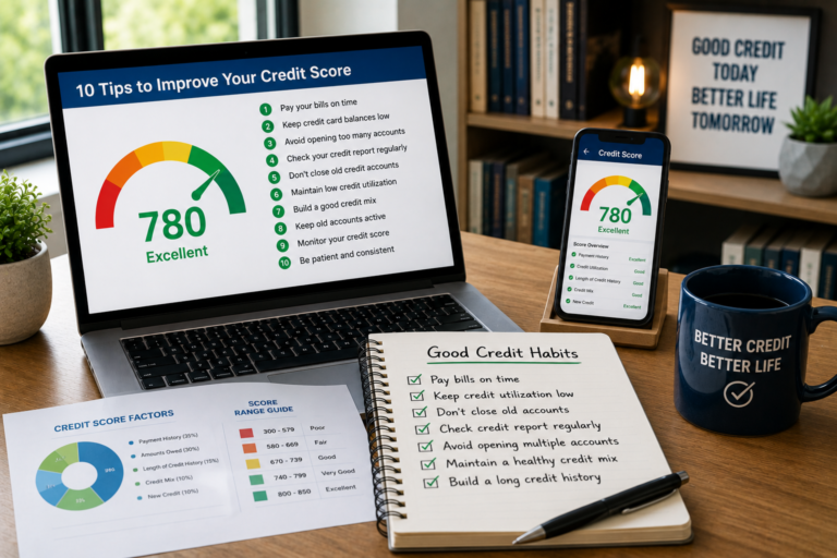 Financial advisor discussing credit score improvement