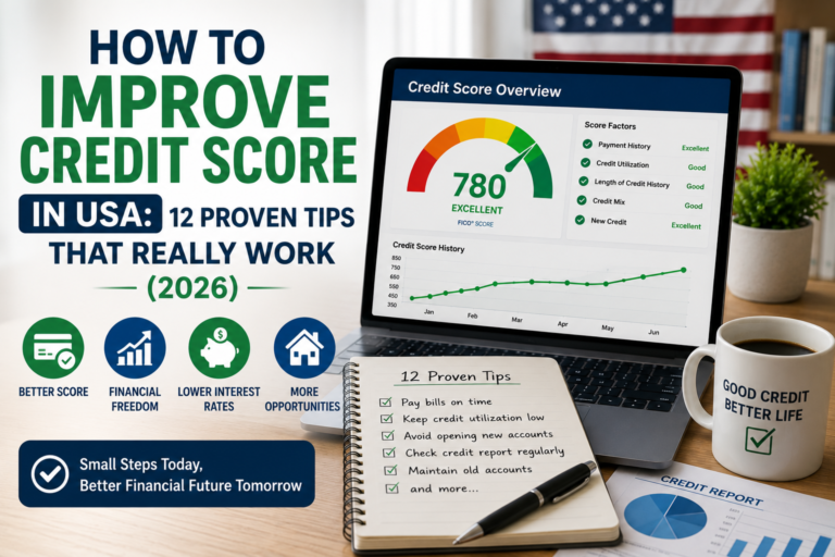 How to improve credit score in USA
