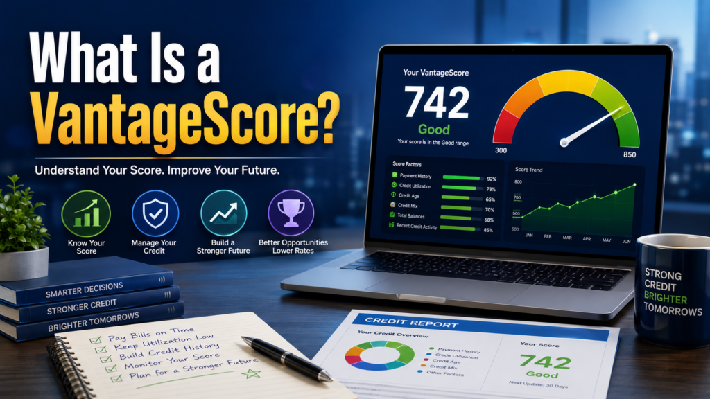 What Is a VantageScore? FICO vs VantageScore (2026) What Is a VantageScore? Comparison between VantageScore and FICO credit score models in the USA